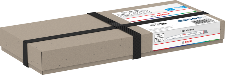 Bosch S1531L wood fast blades 100 pack boxed.