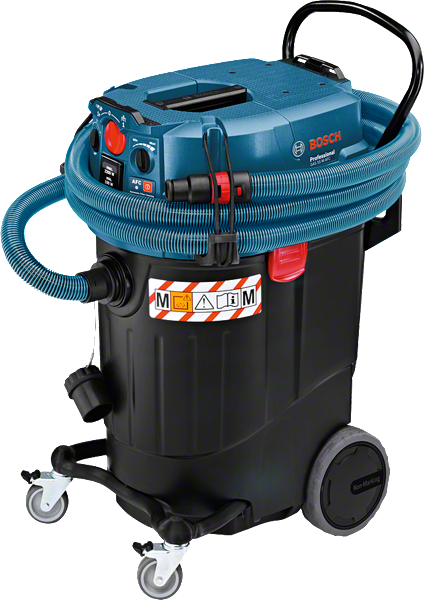 جهاز شفط الغبار اللاسلكي Bosch GAS 55 M AFC مع حاوية سعة 43 لترًا.