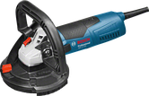 ماكينة طحن الخرسانة Bosch GBR 15 CAG مع قرص مقاس 125 ملم.