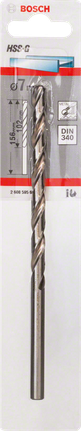 مثقاب معدني من نوع Bosch HSS-G مقاس 7 مم.