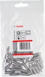 رؤوس مفكات براغي Bosch PZ2 مقاس 25 مم، عبوة من 25 قطعة.