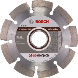 معيار Bosch لقرص القطع الماسي الكاشط 115 مم.