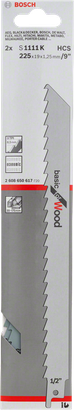 شفرة المنشار الترددي Bosch S 1111 K مقاس 9 بوصات.