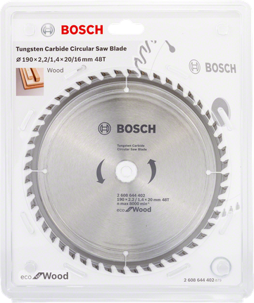 شفرة المنشار الدائرية من Bosch صديقة للبيئة للخشب.