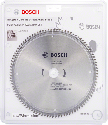 شفرة المنشار الدائرية من Bosch صديقة للبيئة للألمنيوم.
