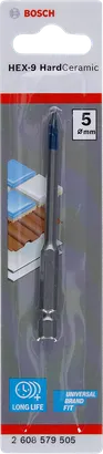 مثقاب Bosch HEX-9 HardCeramic مقاس 5 مم.