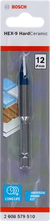مثقاب Bosch HEX-9 HardCeramic مقاس 12×90.
