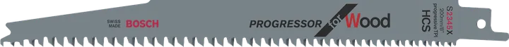 شفرة المنشار الترددي من Bosch Progressor للخشب.