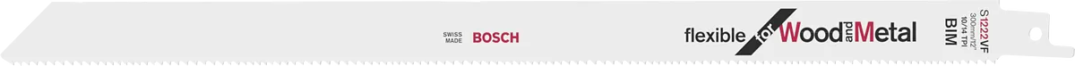 شفرة المنشار المرنة للخشب والمعادن من Bosch .