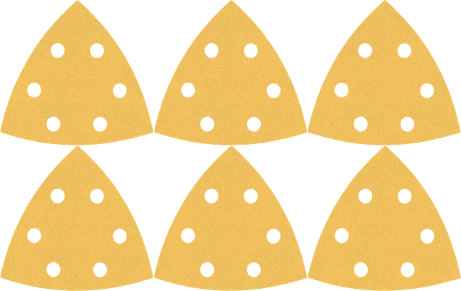 مجموعة ورق الصنفرة Bosch EXPERT C470 المكونة من 6 قطع لصنفرة دلتا.