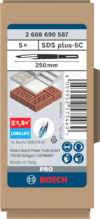 طقم PRO SDS plus-5C