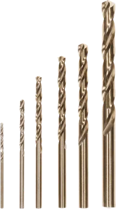 مجموعة مثقاب Bosch PRO من الفولاذ المقاوم للصدأ HSS-Co Twist، 6 أحجام.