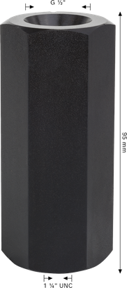 محول Bosch 1 1/4" UNC إلى G 1/2" لنواة الماس.