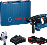 مجموعة مثقاب مطرقي دوار Bosch GBH 18V-18 مع بطاريات.
