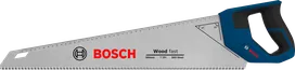 منشار يدوي من Bosch 550 مم 7 أسنان لكل بوصة لقطع الخشب.