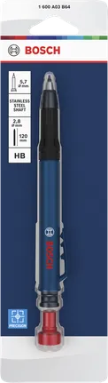 قلم رصاص ميكانيكي Bosch ذو ثقب عميق HB برأس 2.8 مم.