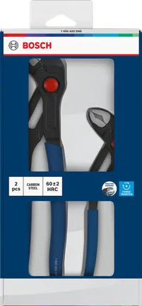 طقم كماشة مضخة مياه Bosch مع ضبط سريع.