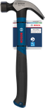 مطرقة Bosch ذات مخلب، رأس منحني من الفولاذ الكربوني، وزنها 20 أونصة.