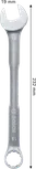 مفتاح ربط Bosch المركب مقاس 19 مم مصنوع من الكروم والفاناديوم.