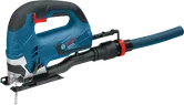 منشار بانوراما Bosch GST 90 BE مع ملحق شفط الغبار.