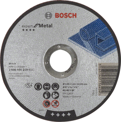 Bosch Professional Meule boisseau diamantée Expert for Abrasive, 125 x  22.23 x 4.5 mm