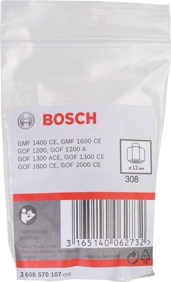 Bosch 12 mm collet.