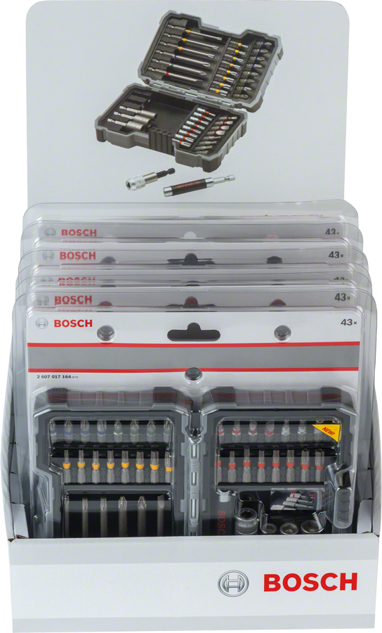 Bosch 43-piece bit and nutsetter set.