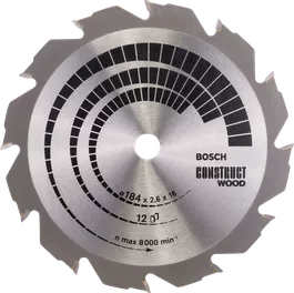 Construct Wood Circular Saw Blade