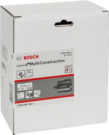 Bosch MultiConstruction holesaw 6×2⅜″.