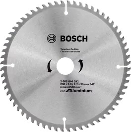 Bosch Circular Saw Blade Eco for Aluminium 230mm 64T.