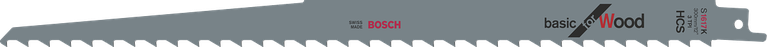 Bosch reciprocating saw blade S 1617 K for wood.