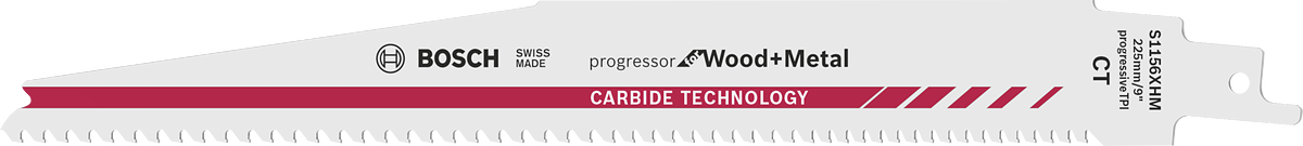 Bosch S1156XHM carbide wood and metal saw blade.
