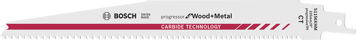 Bosch S1156XHM carbide wood and metal saw blade.