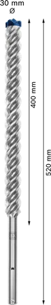 Bosch EXPERT SDS max-8X hammer drill bit 30x400x520 mm.