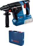 Bosch GBH 187-LI cordless rotary hammer drill with case.