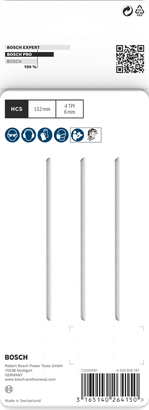 Bosch PRO Wood precise T344DP jigsaw blades 152 mm 3 pcs.