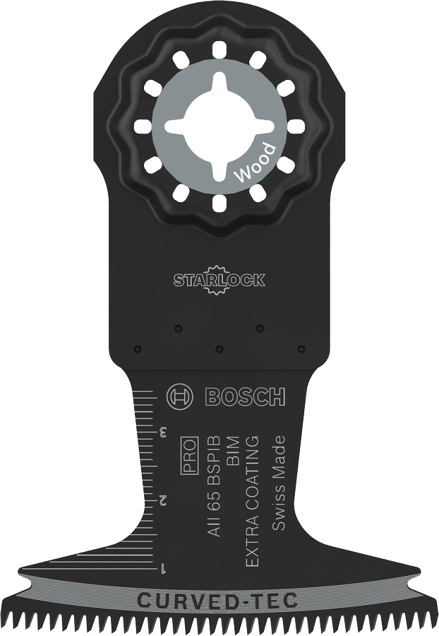 Bosch PRO AII 65 BSPIB multitool blade for wood.