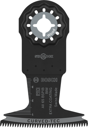 Bosch PRO AII 65 BSPIB multitool blade for wood.