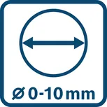 Diameter 0-10 mm.