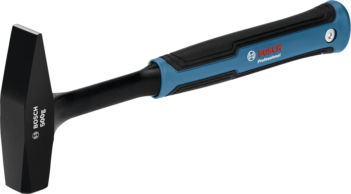 Bosch locksmith hammer 500g with carbon steel head.