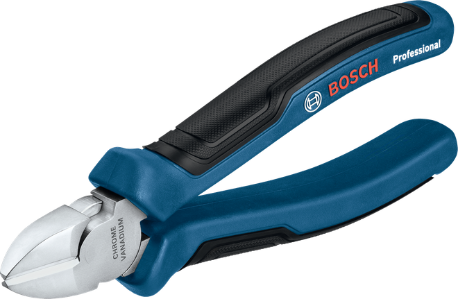 Bosch Diagonal Side Cutters 160 mm for cutting wires.