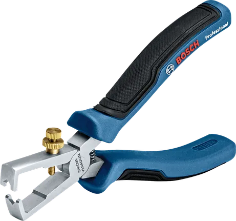 Bosch wire stripper 160 mm with ergonomic soft grip.