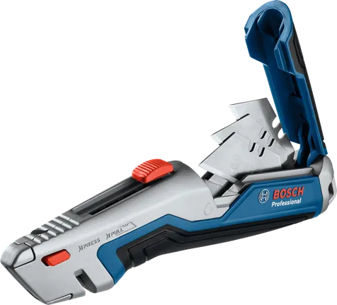 Bosch Universal Retractable Carpet Knife with spare blades.