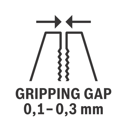 Gripping gap.