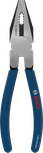 Bosch combination pliers with dipped non-slip handle.