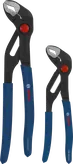 Bosch water pump pliers set with dipped non-slip handles.