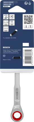 Bosch Ratchet Combination Wrench 10 mm chrome vanadium.