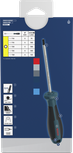Bosch Screwdriver Set TX with chrome vanadium shafts and color coding.
