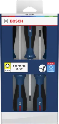 Screwdriver Torx Set, 5 pcs