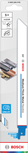 Bosch S 1122 BF Medium-Thick Metal flexible reciprocating saw blade 5 pack.